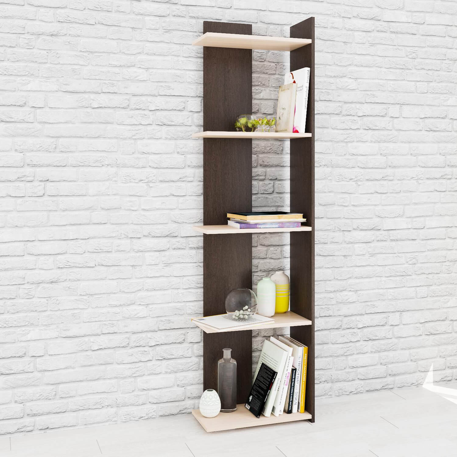 Стеллаж Ромео-7 венге/дуб молочный