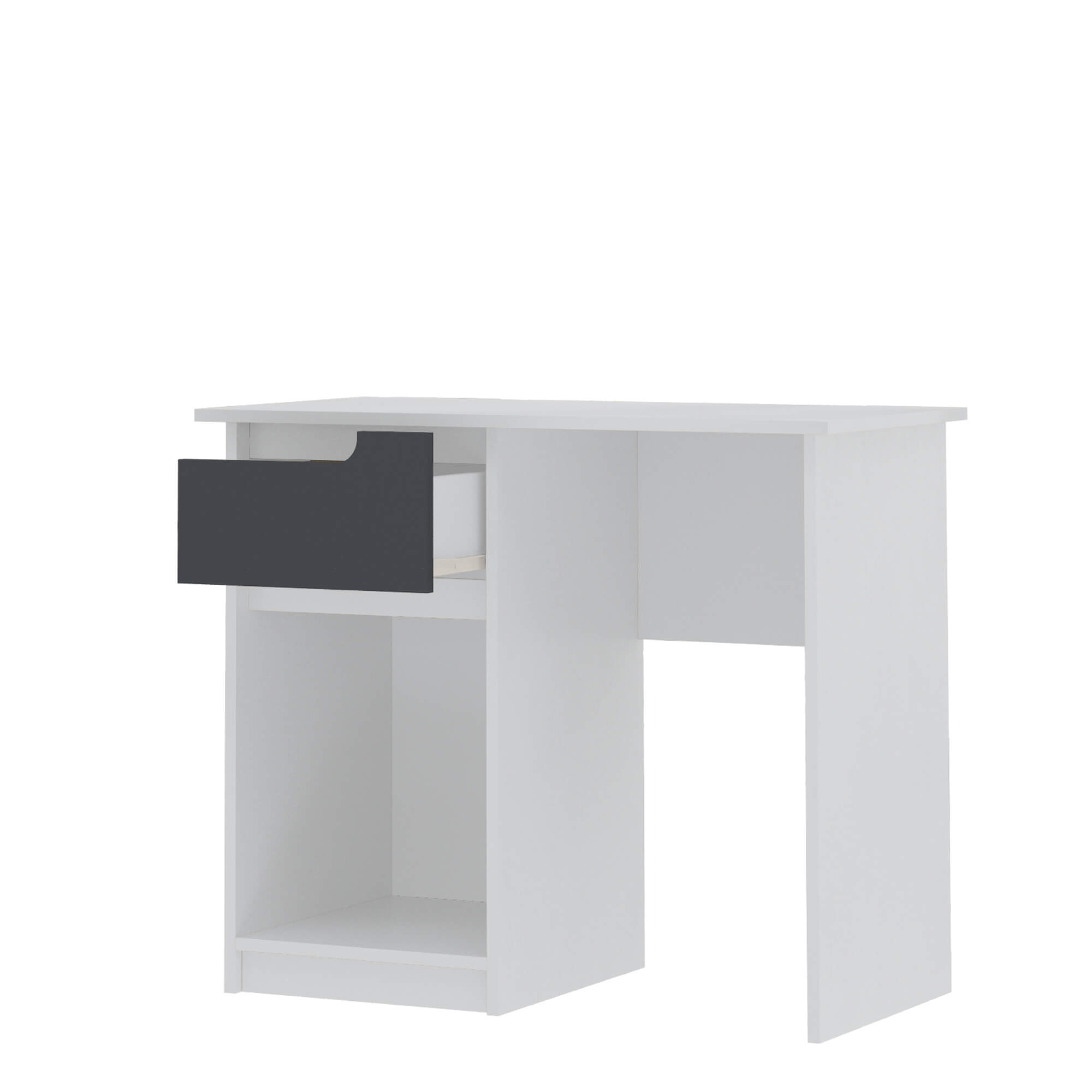 Спальня Гавана стол косметический белый/графит серый