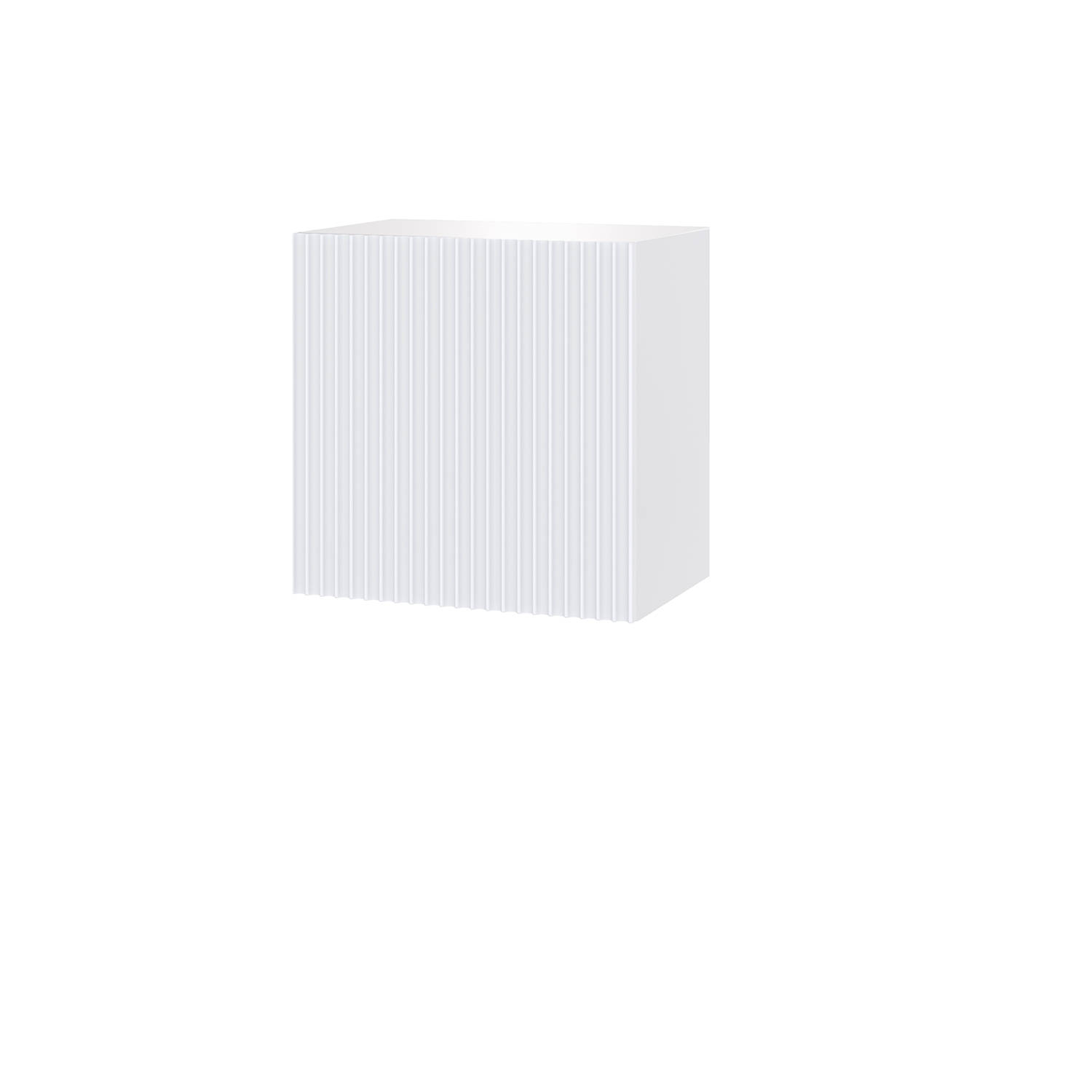 Гостиная Сириния Куб 2 белый/МДФ белый снег