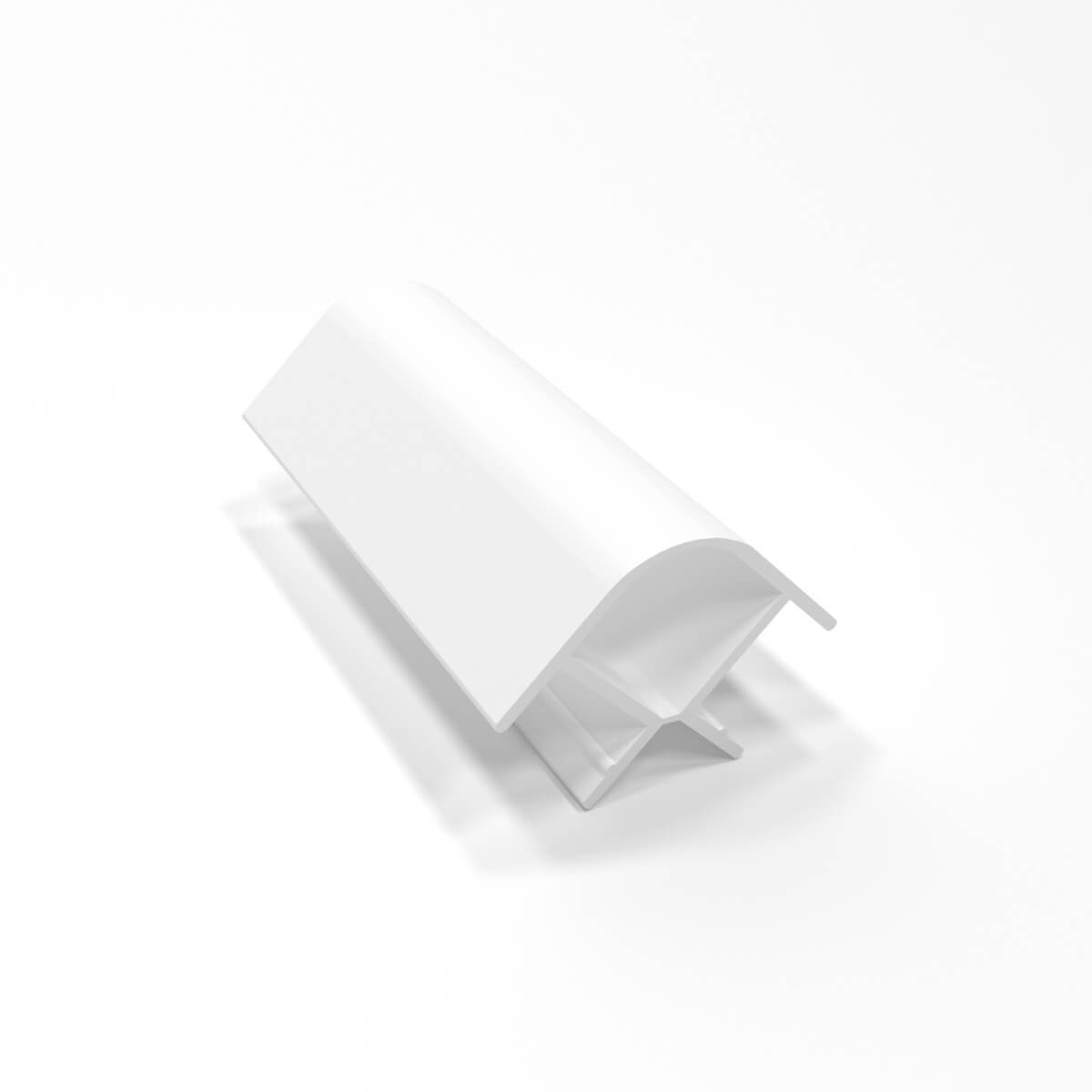 Угол соединительный белый 90 градусов