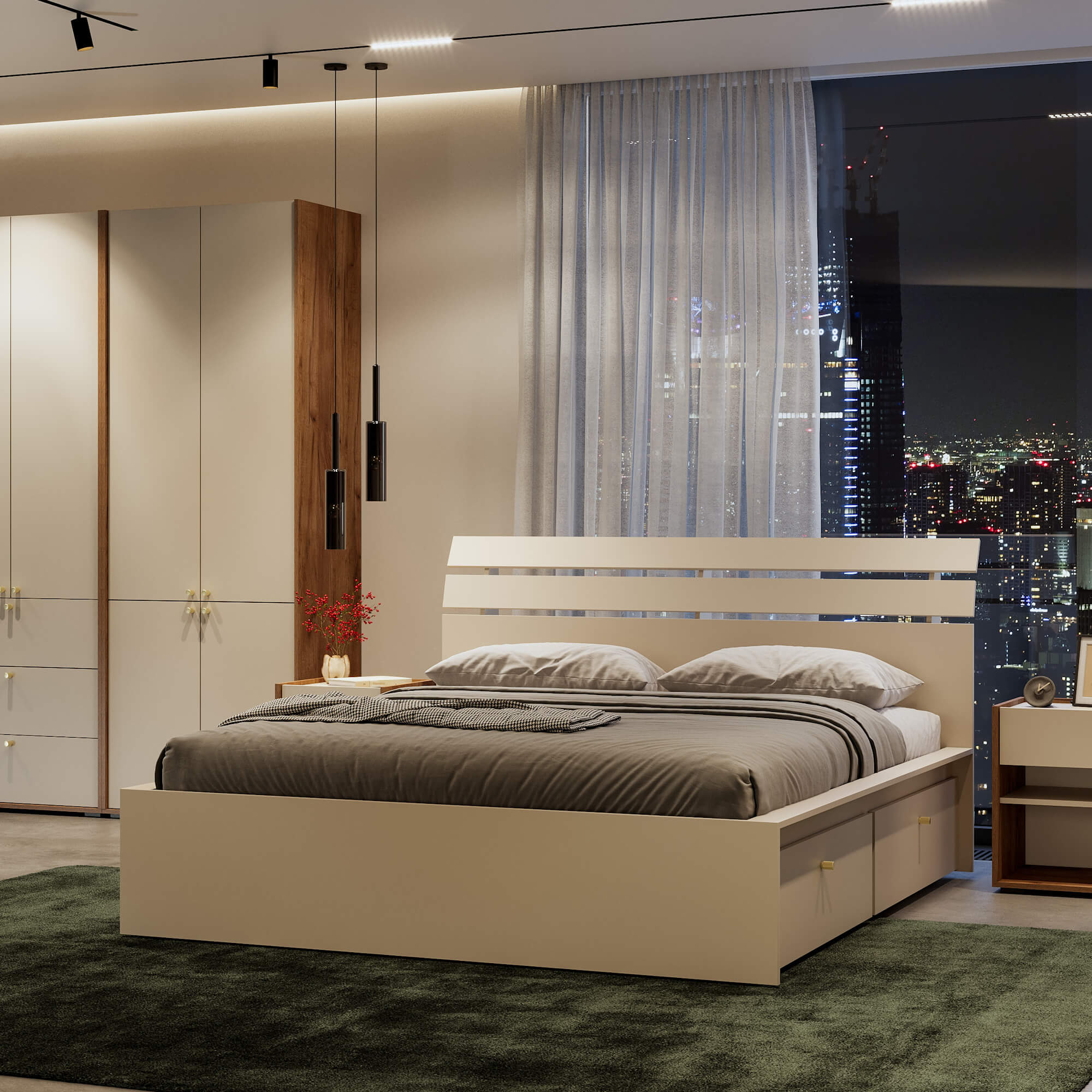 Кровать 1,4м МС "ОРМА"