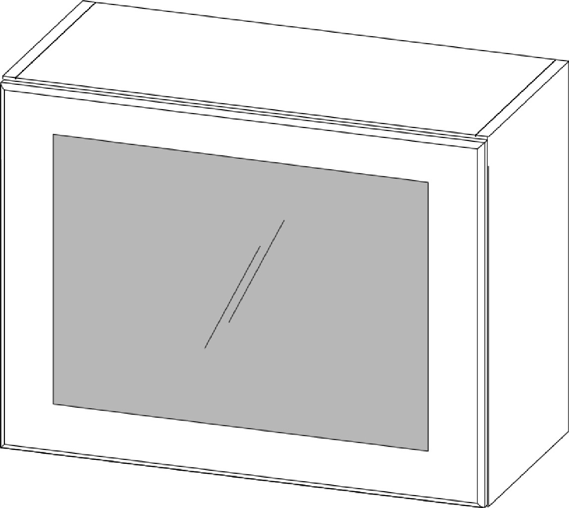 Шкаф навесной "Прованс" ШГ600с/456