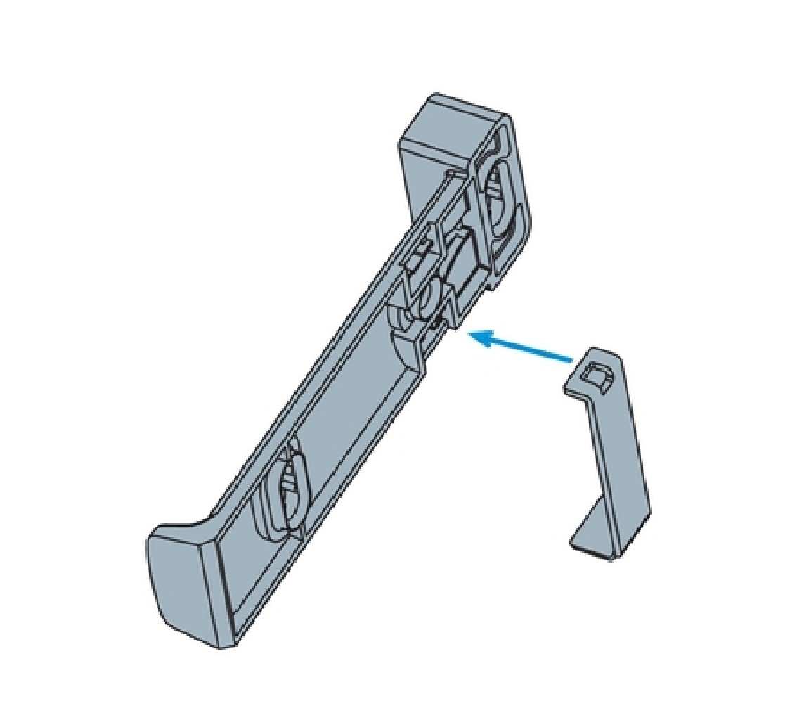 Доводчик для ящика ш.200-600мм