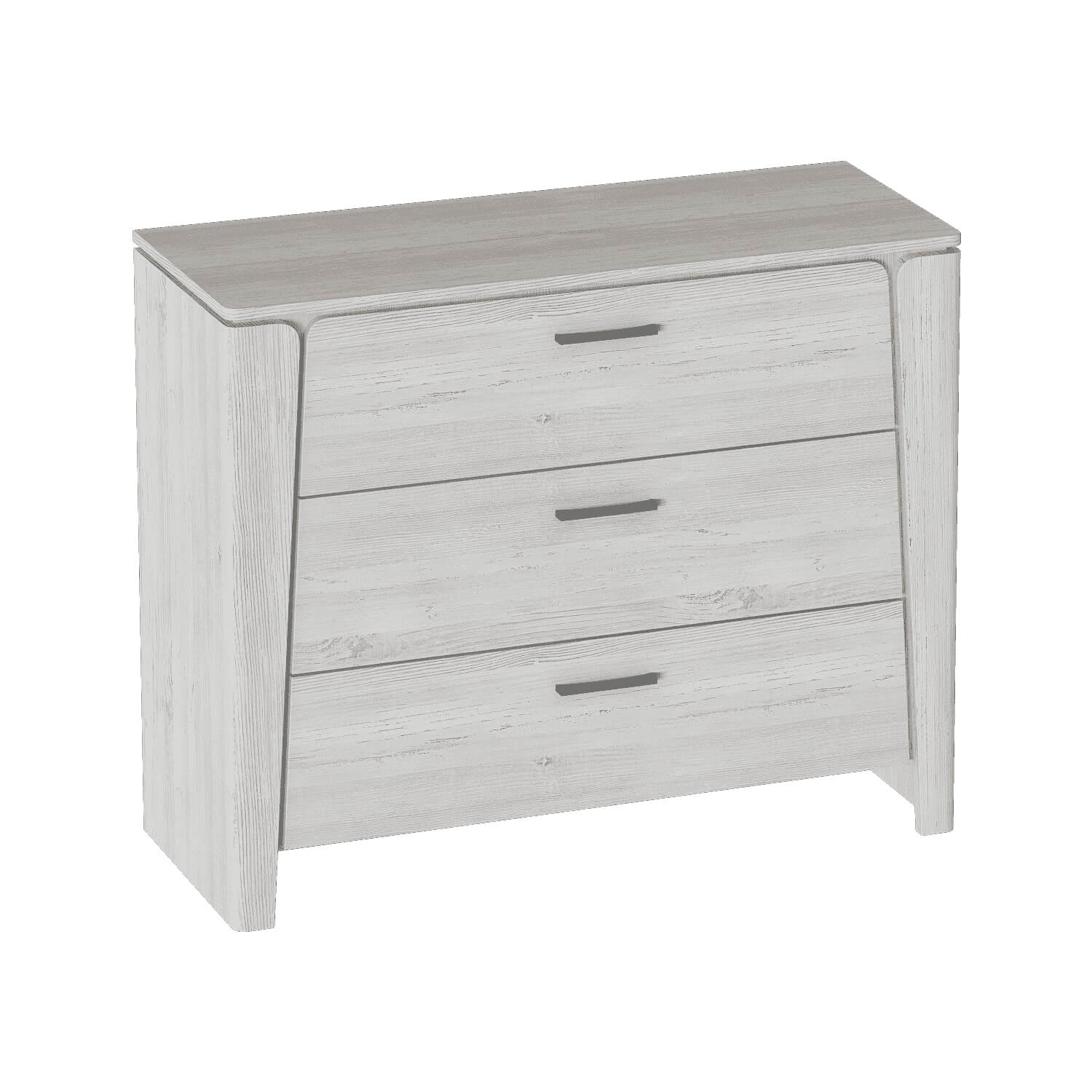 Мальта спальня Комод с 3 ящ Дуб Винтерберг