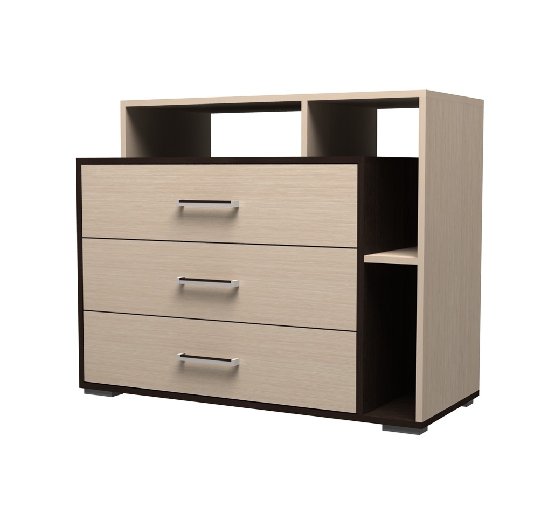 "Юнона" Комод Универсал (Венге - дуб молочный)