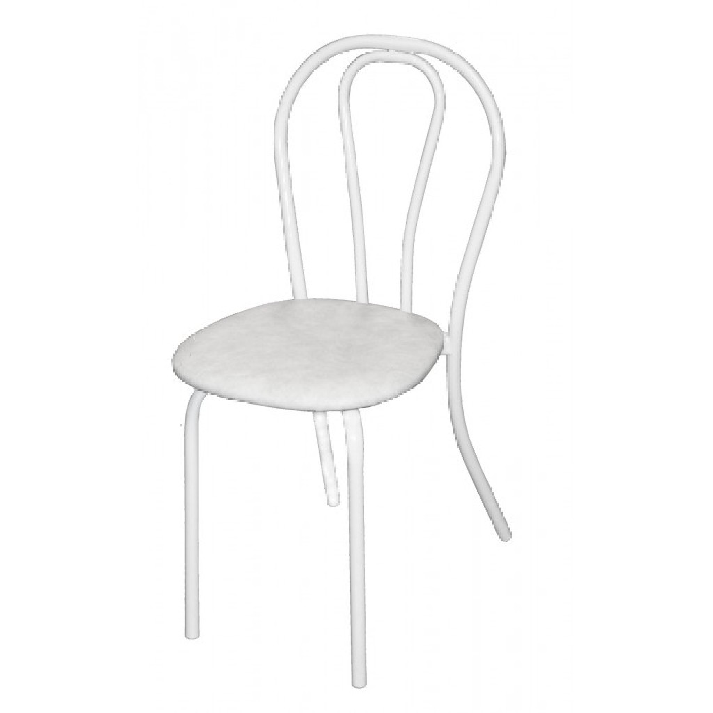 Стул Венеция 3АС бело-серый к/з