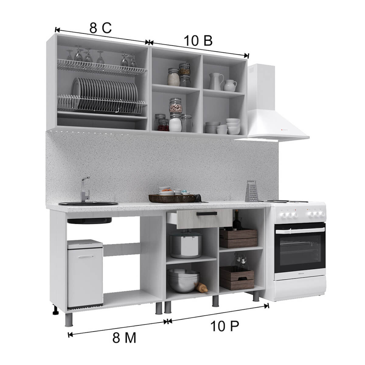 Кухня "Танго" 1,8 м