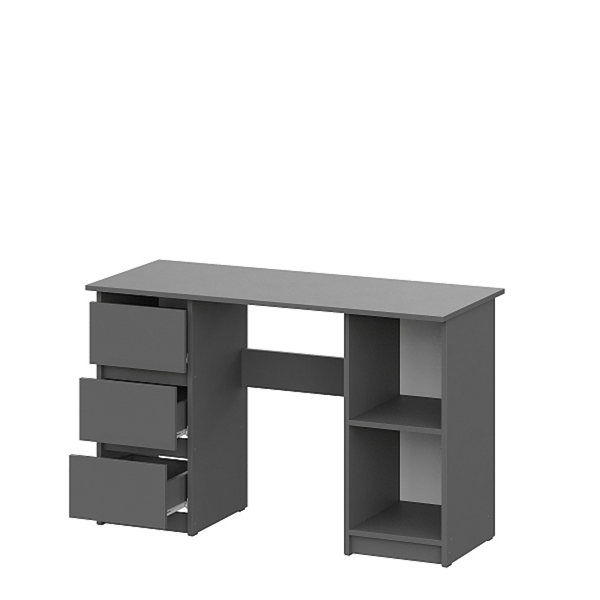 МС "Денвер" Стол письменный (1,2м) Графит серый