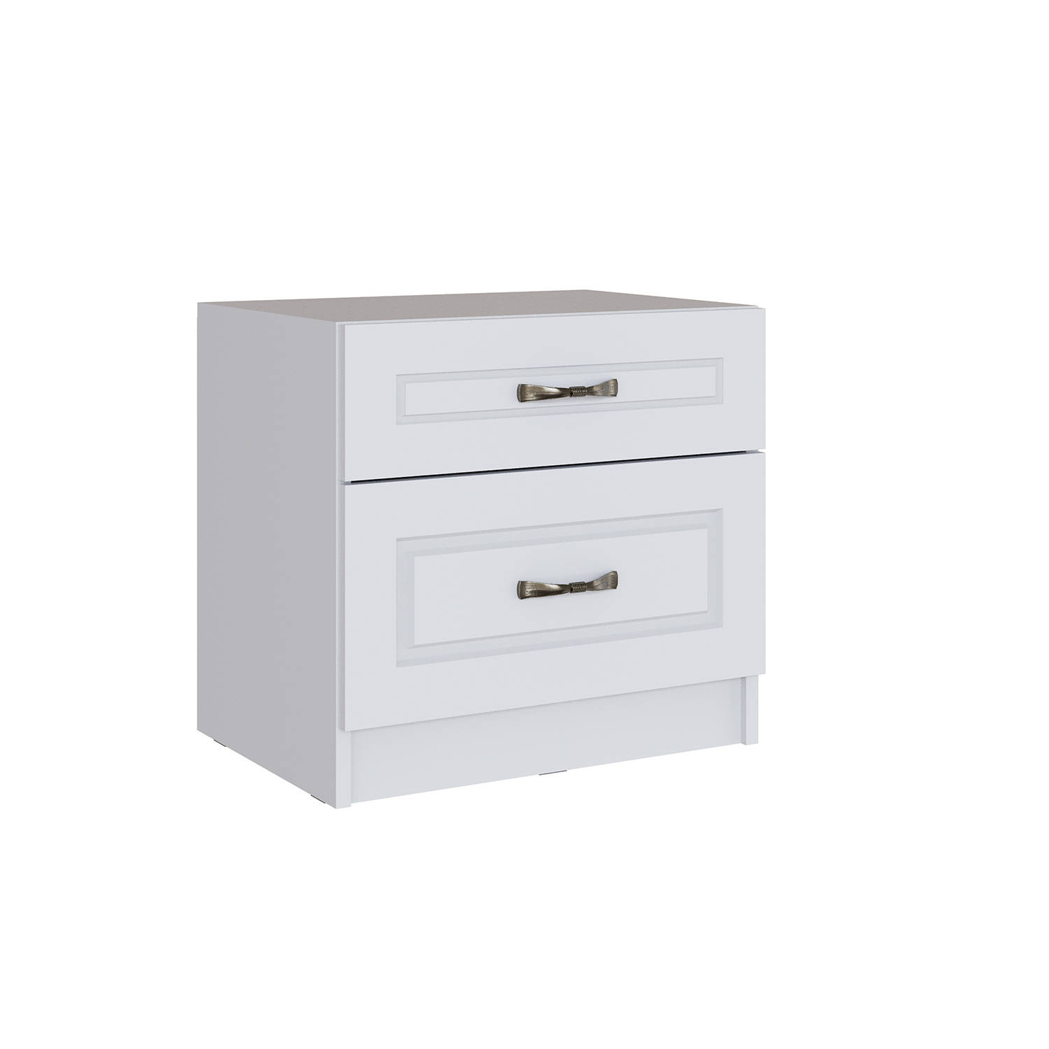 Спальня Апполия Тумба прикроватная белый/белый дуб