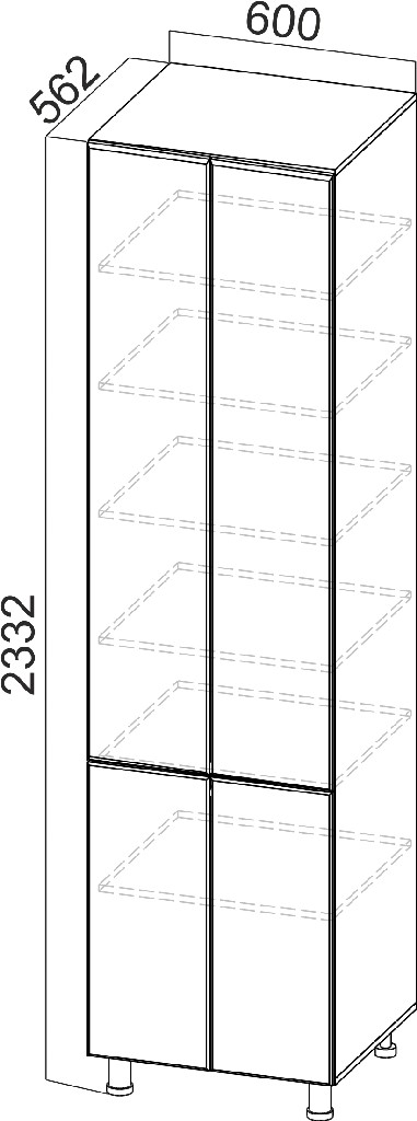 Пенал "Вельвет" П600г/2332