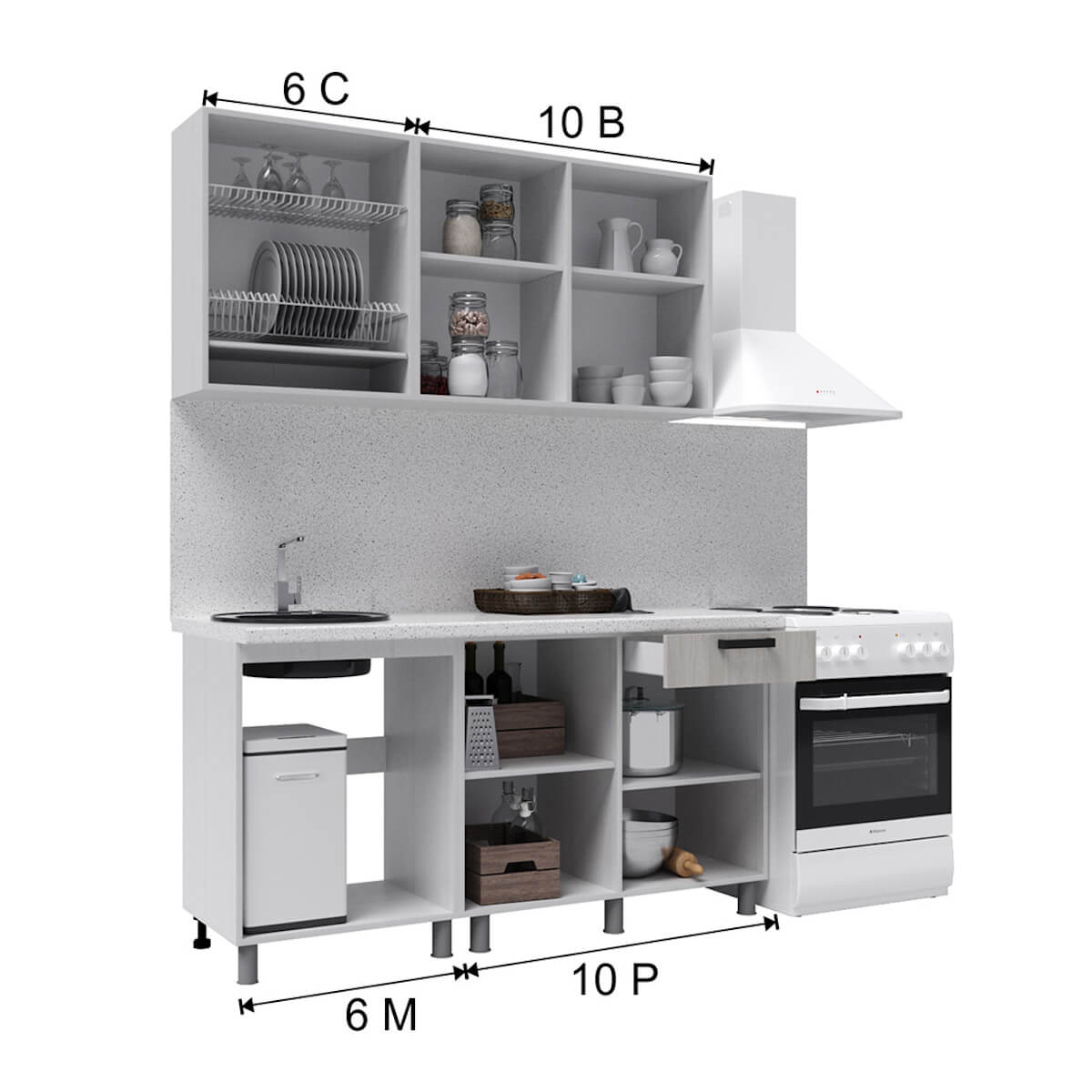 Кухня "Нагано" 1,6 м