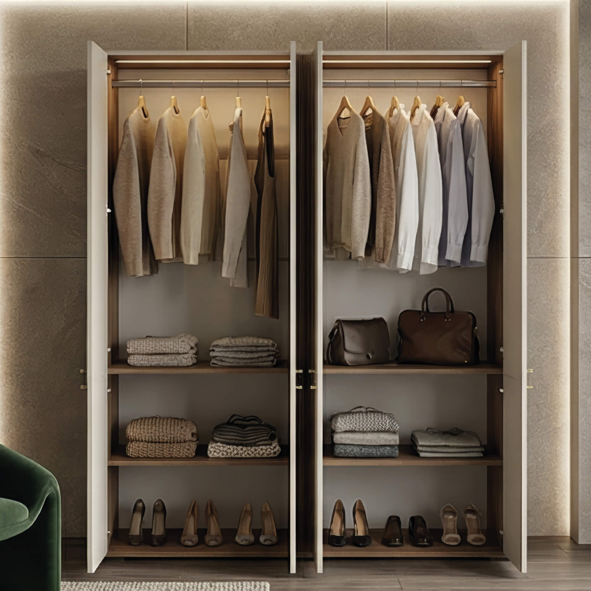 Шкаф 4-х створчатый МС "ОРМА"