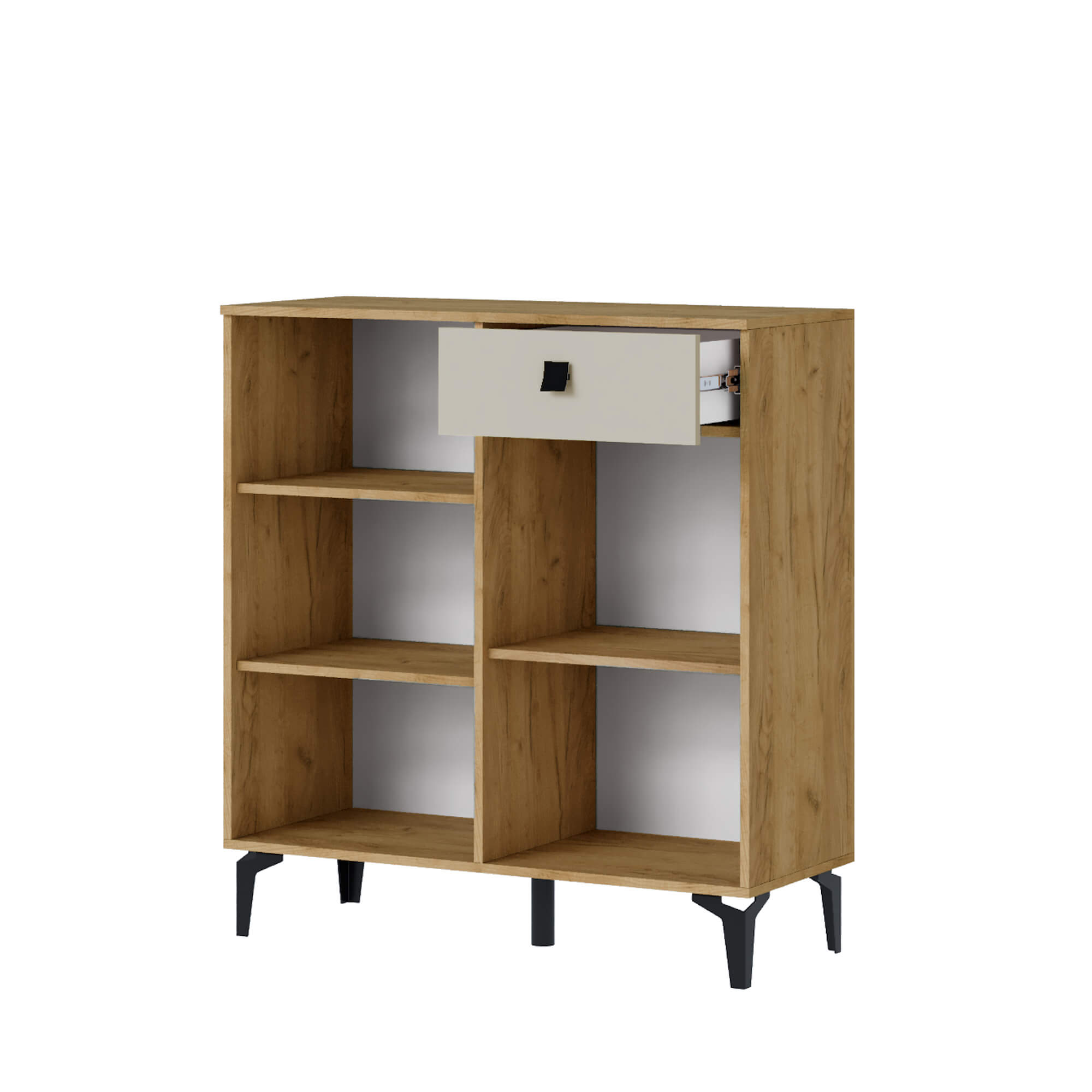 Прихожая Милан комод дуб крафт золотой/кашемир