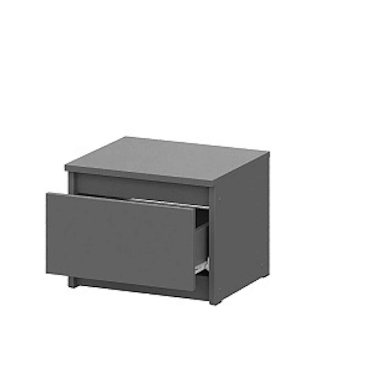 МС "Денвер" Тумба прикроватная Графит серый