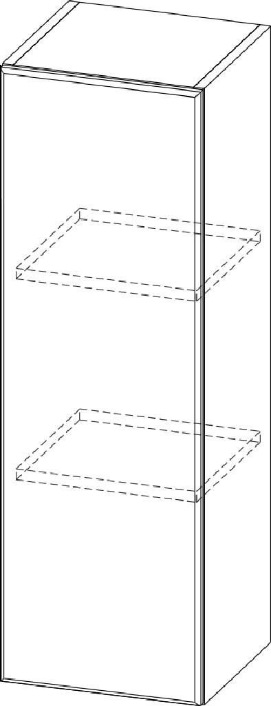 Шкаф навесной "Вельвет" Ш300/912