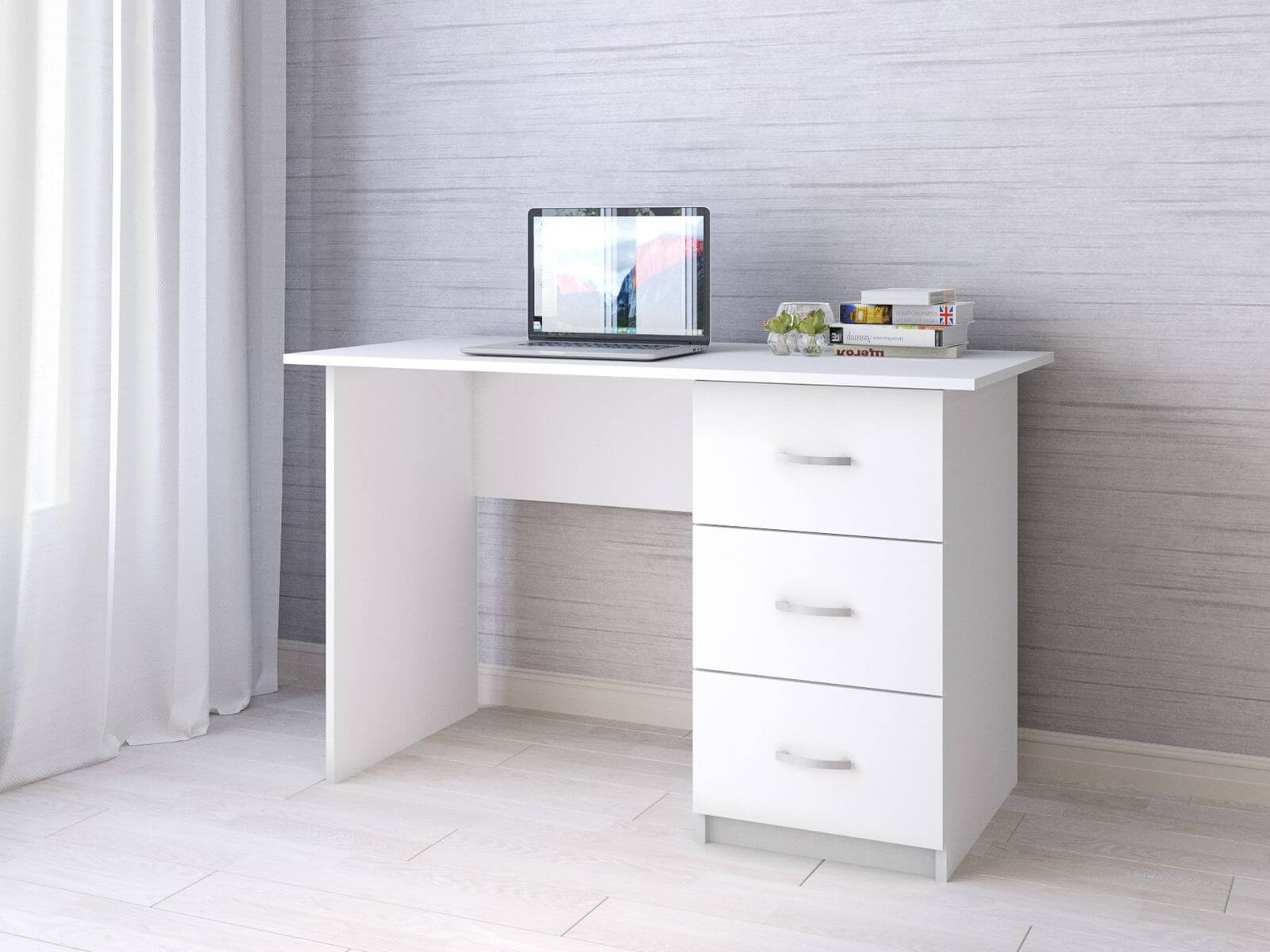 Письменный стол Сити-1 белый