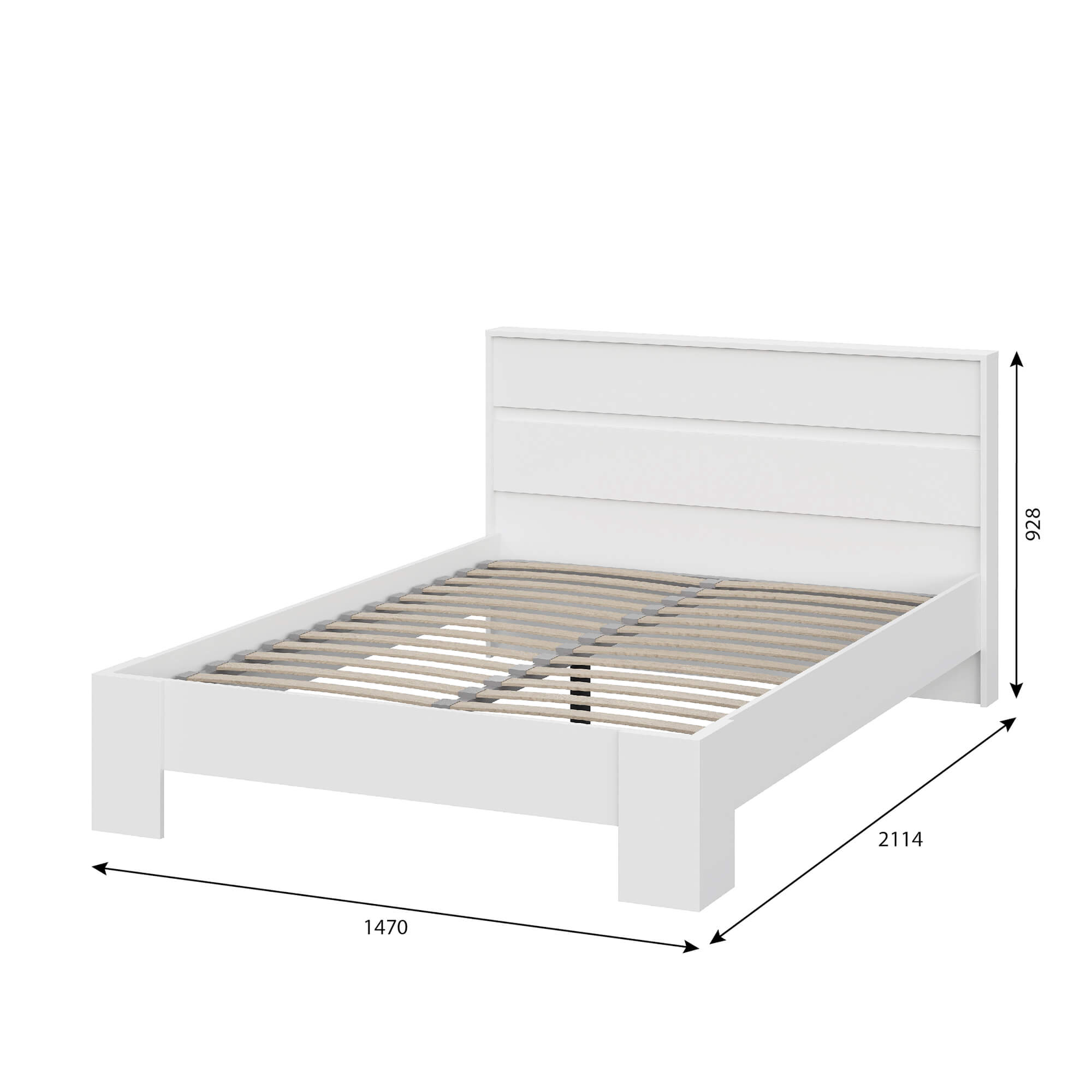 Люмо Кровать КР 02 белый