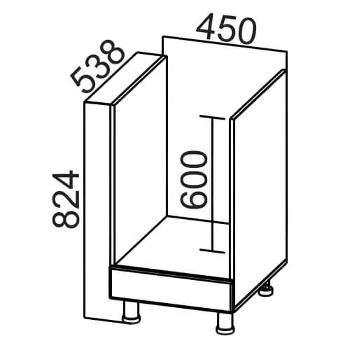 Стол рабочий "Вельвет" С450п
