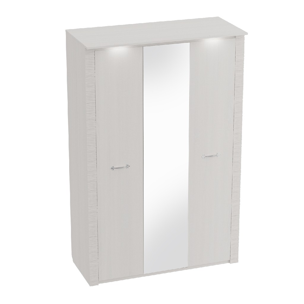 Шкаф 3-дверный "Элана" Бодега Белая