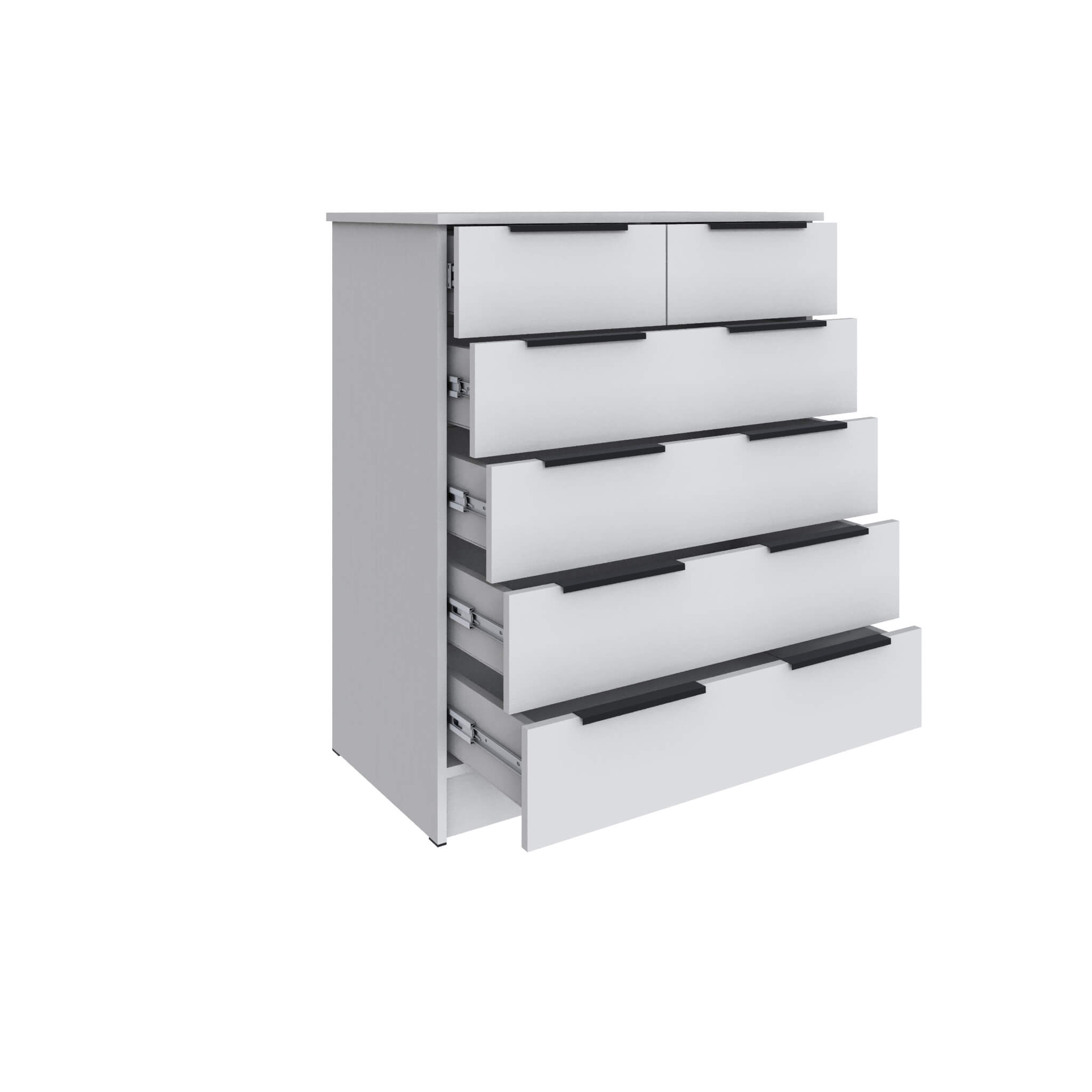 Спальня Мадрид Комод (0,82) белый