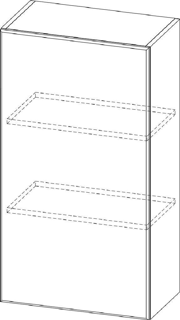 Шкаф навесной "Вельвет" Ш500/912