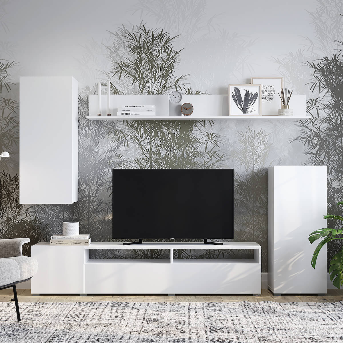 Гостиная Лира ЛДСП белый