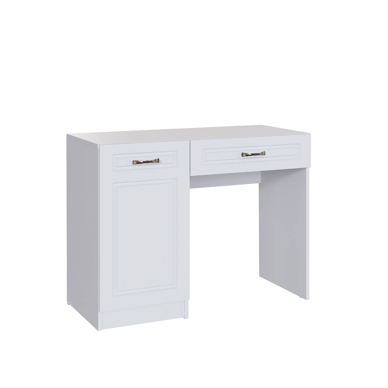 Спальня Апполия Стол косметический белый/белый дуб