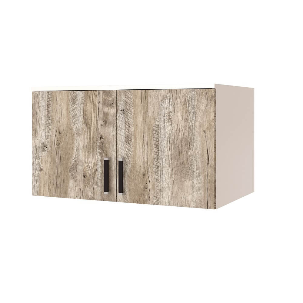 Антресоль для шкафа - 08 белый/дуб юкон