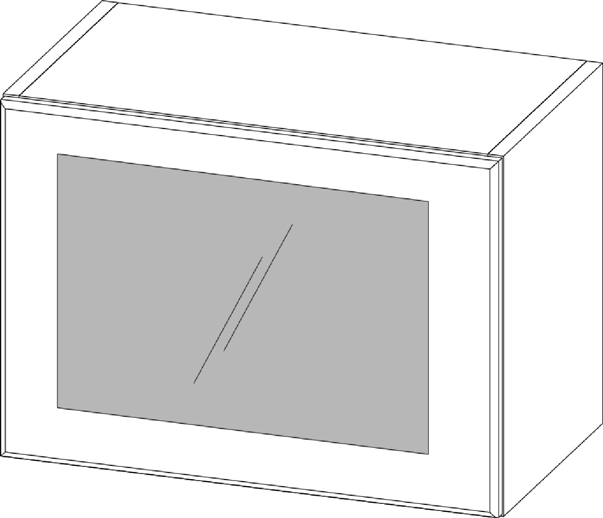 Шкаф навесной "Прованс" ШГ500с/360