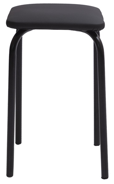 Табурет (мягкая сидушка) черный к/з