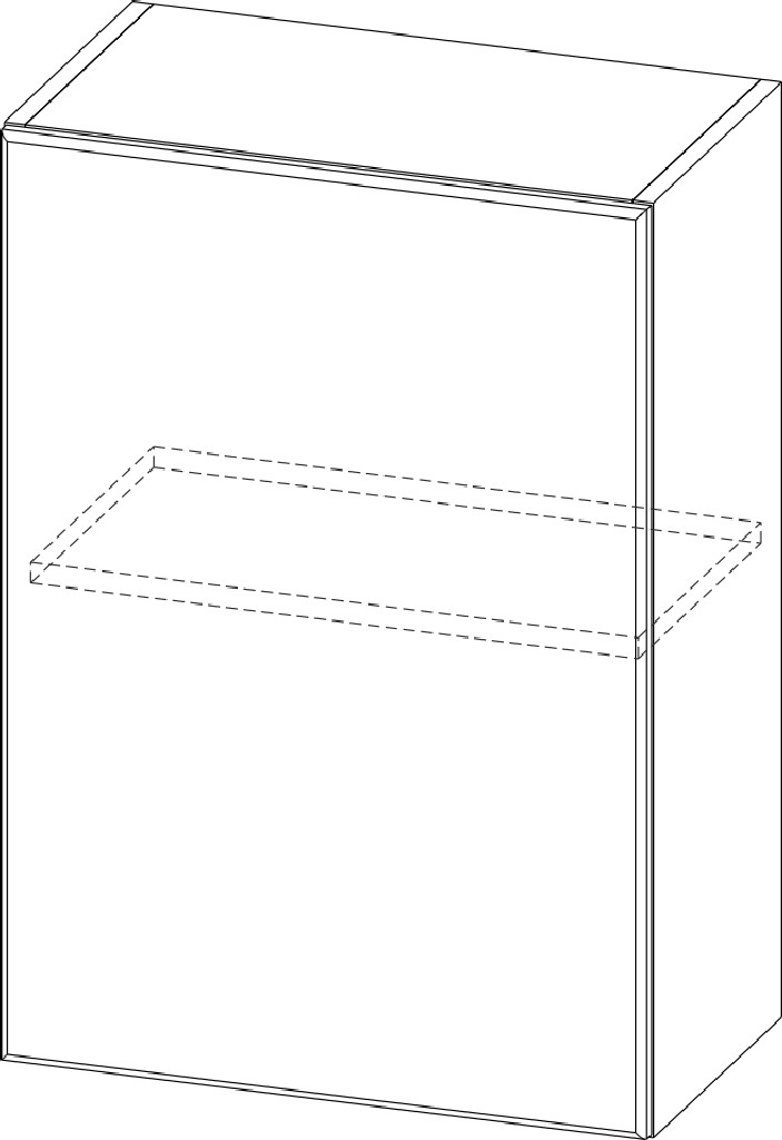 Шкаф навесной "Вельвет" Ш500/720