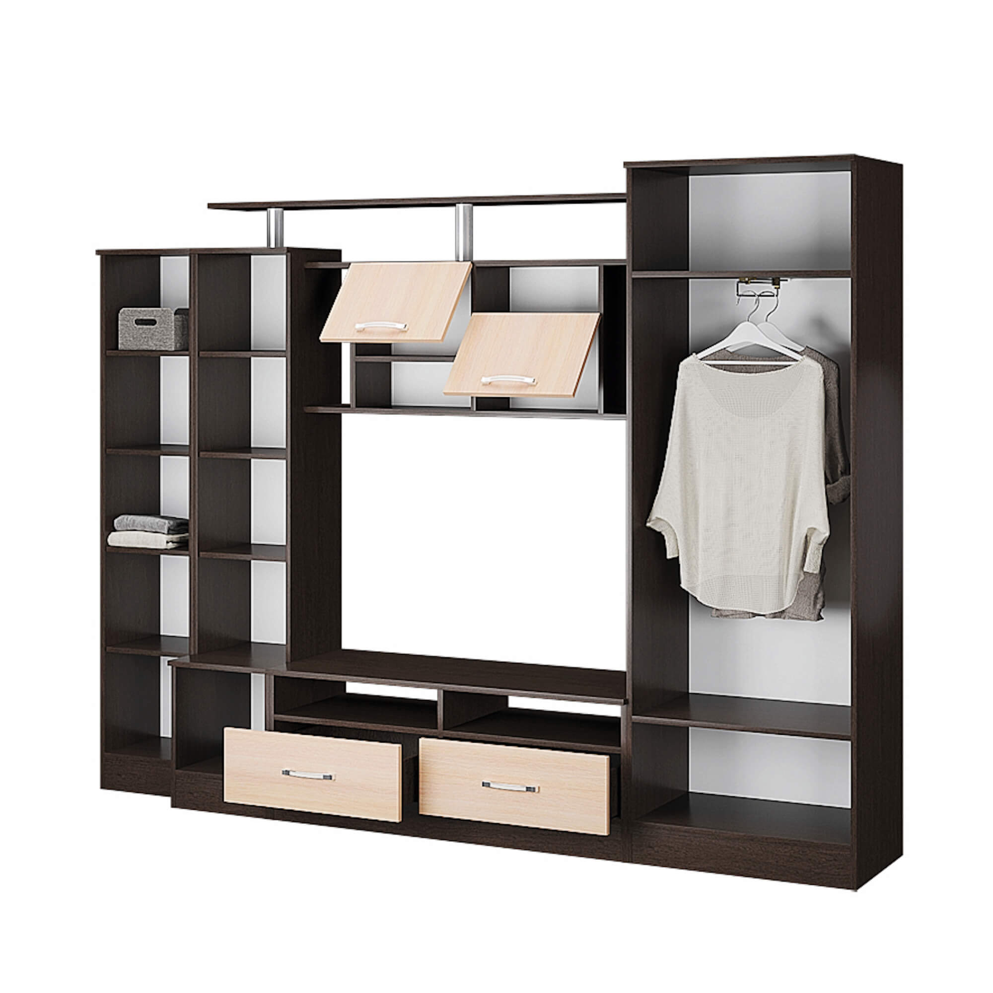 Гостиная Оскар-5 венге/дуб молочный