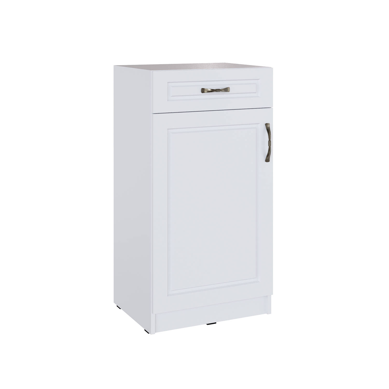 Прихожая Апполия Тумба 500 белый/белый дуб