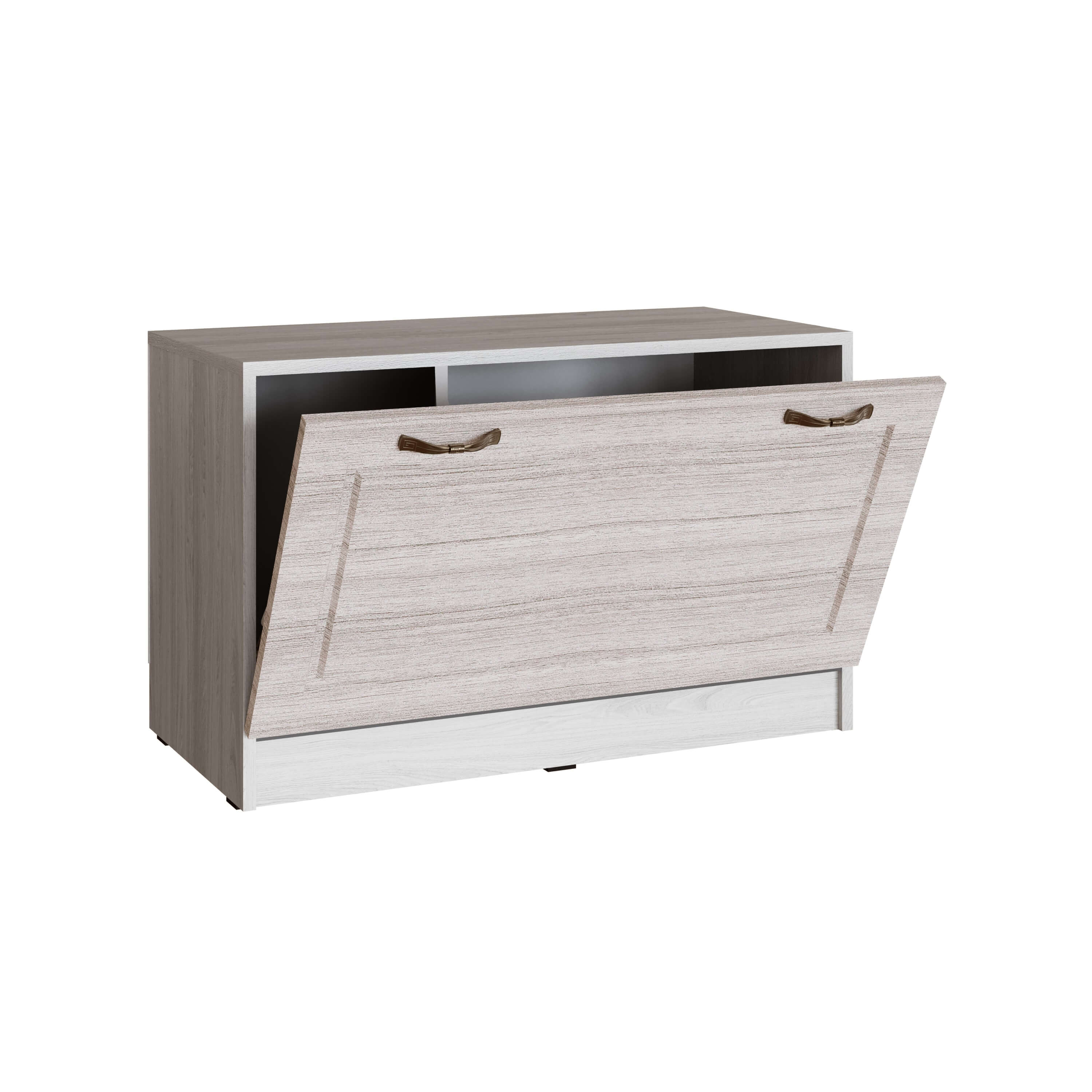 Прихожая Апполия Тумба 800 ясень анкор светлый/сандал белый