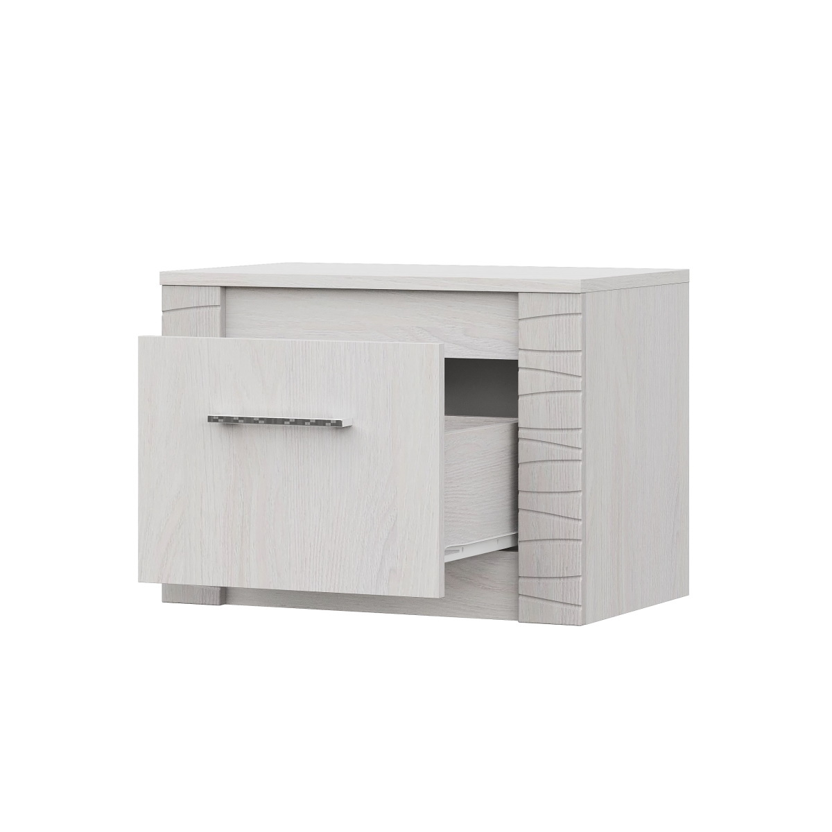 МС "Гамма 20" Тумба прикроватная Серия №4 Ясень Анкор светлый / Сандал светлый