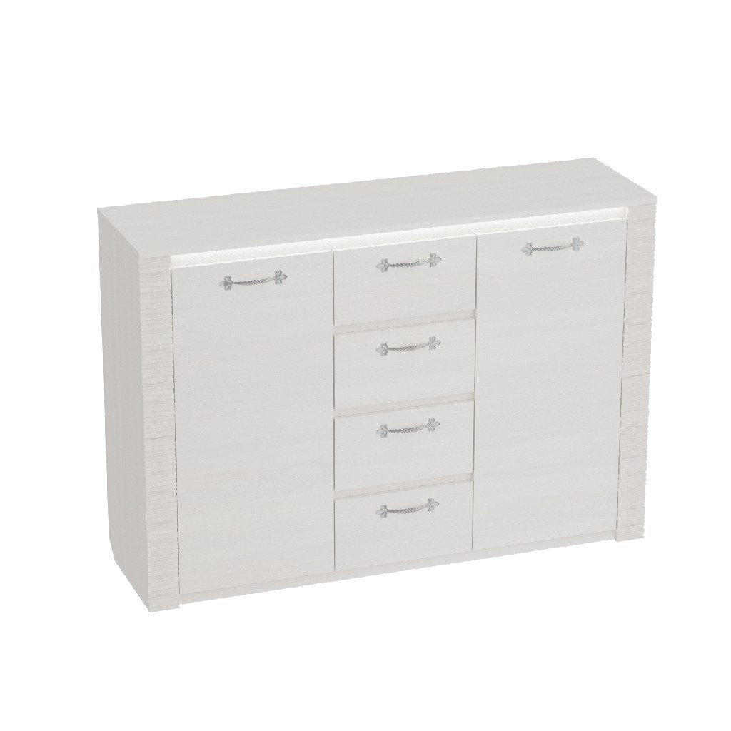 Комод "Элана" 1400 Бодега Белая