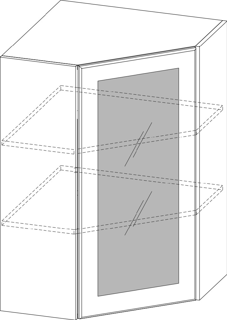 Шкаф навесной "Прованс" Ш600ус/912