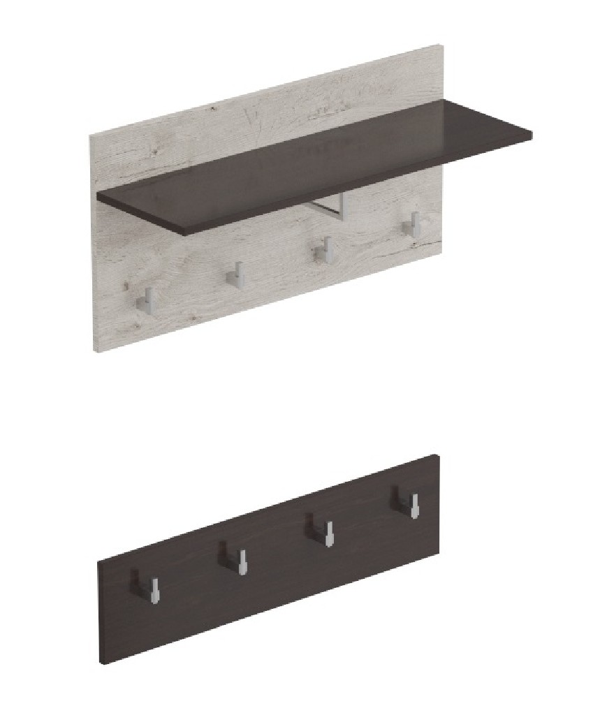 Соренто прихожая Вешалка Дуб Бонифаций