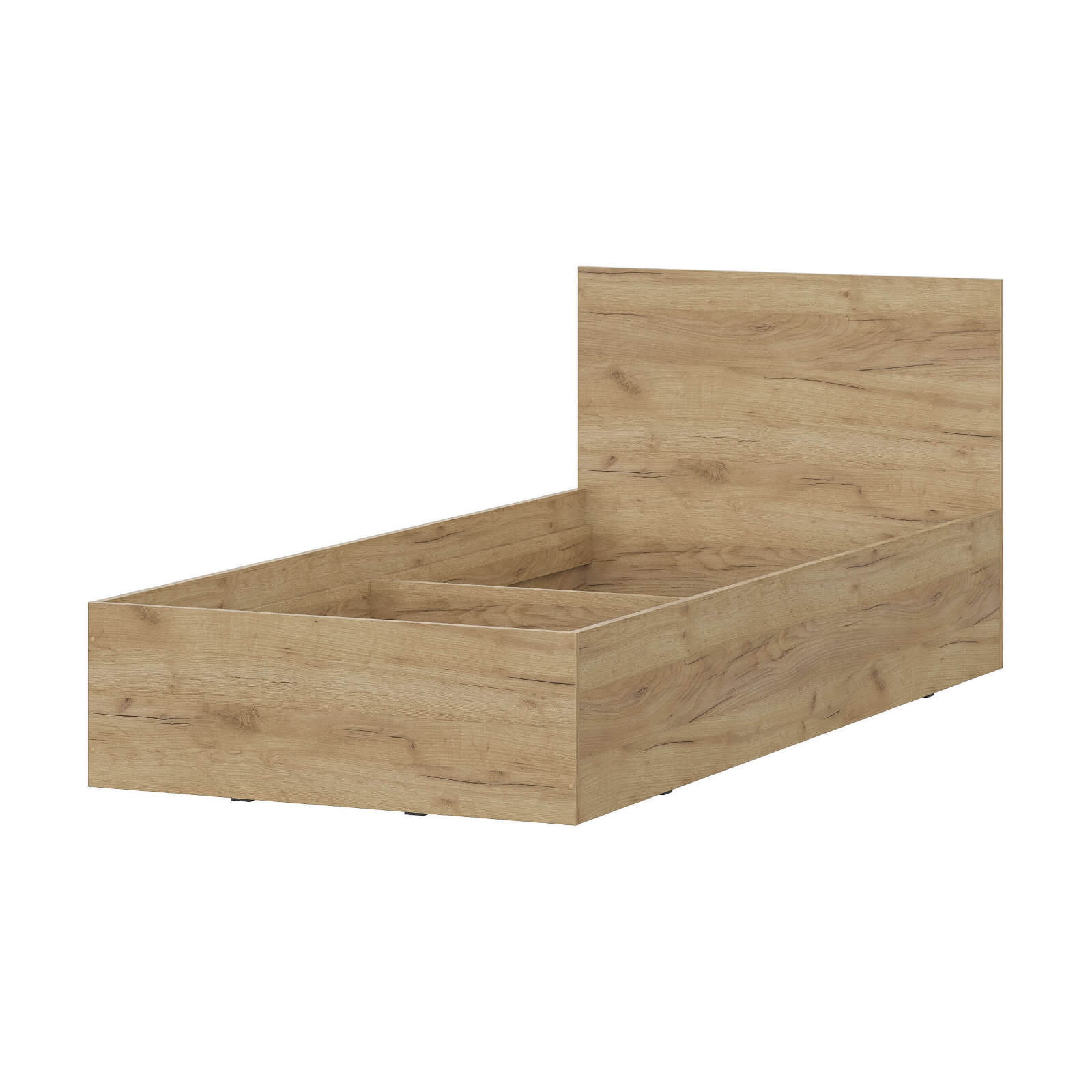 "МСП 1" Кровать одинарная 0,9*2,0 Серия 2 Дуб Золотой