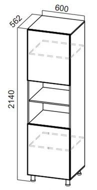 Пенал "Вельвет" П600 (1ств)/2140