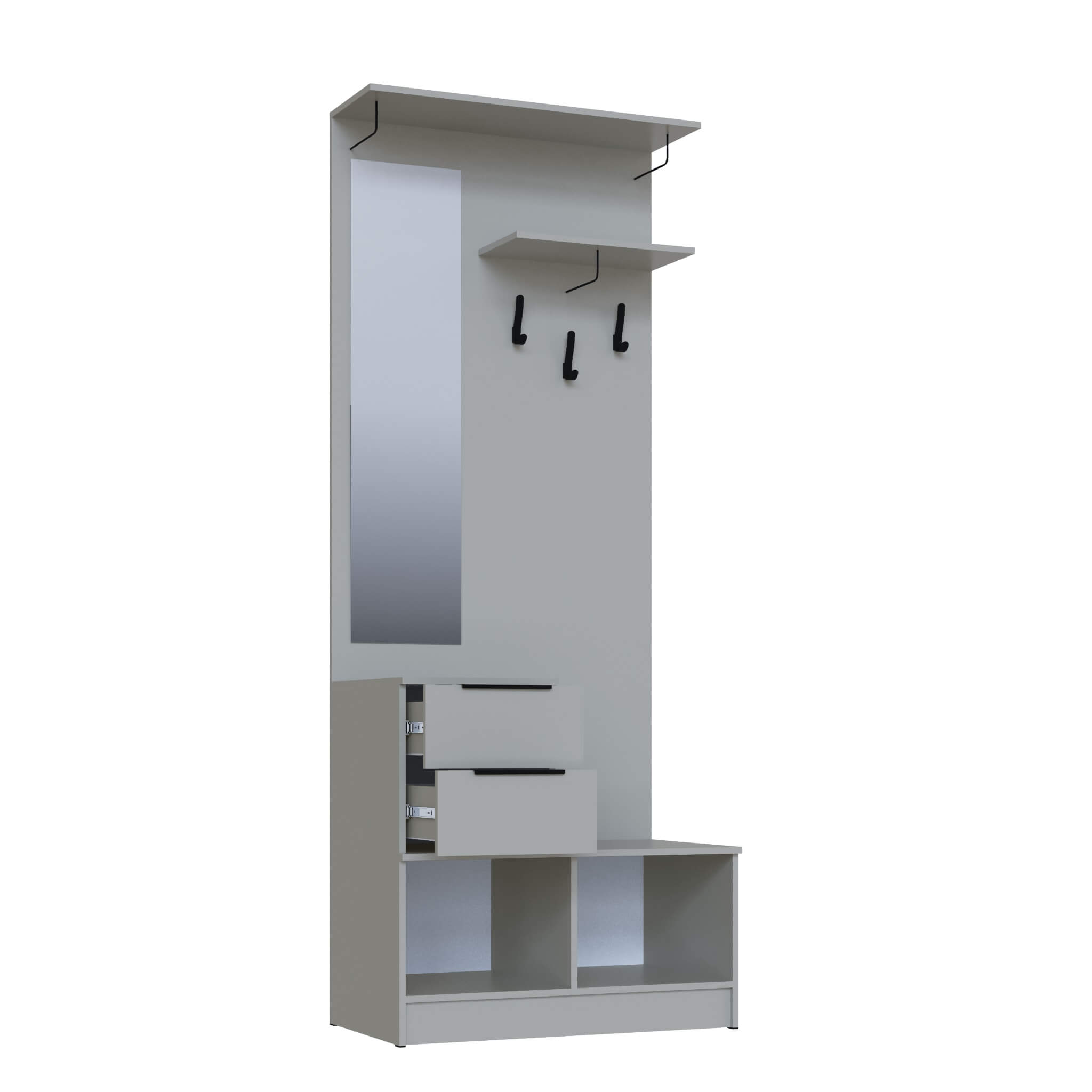 Прихожая Мадрид ЦС-2 (0,9) камень серый