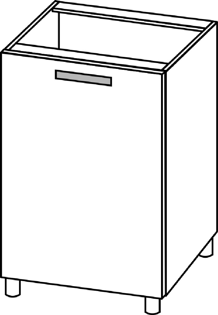 Стол рабочий "Вельвет" С500