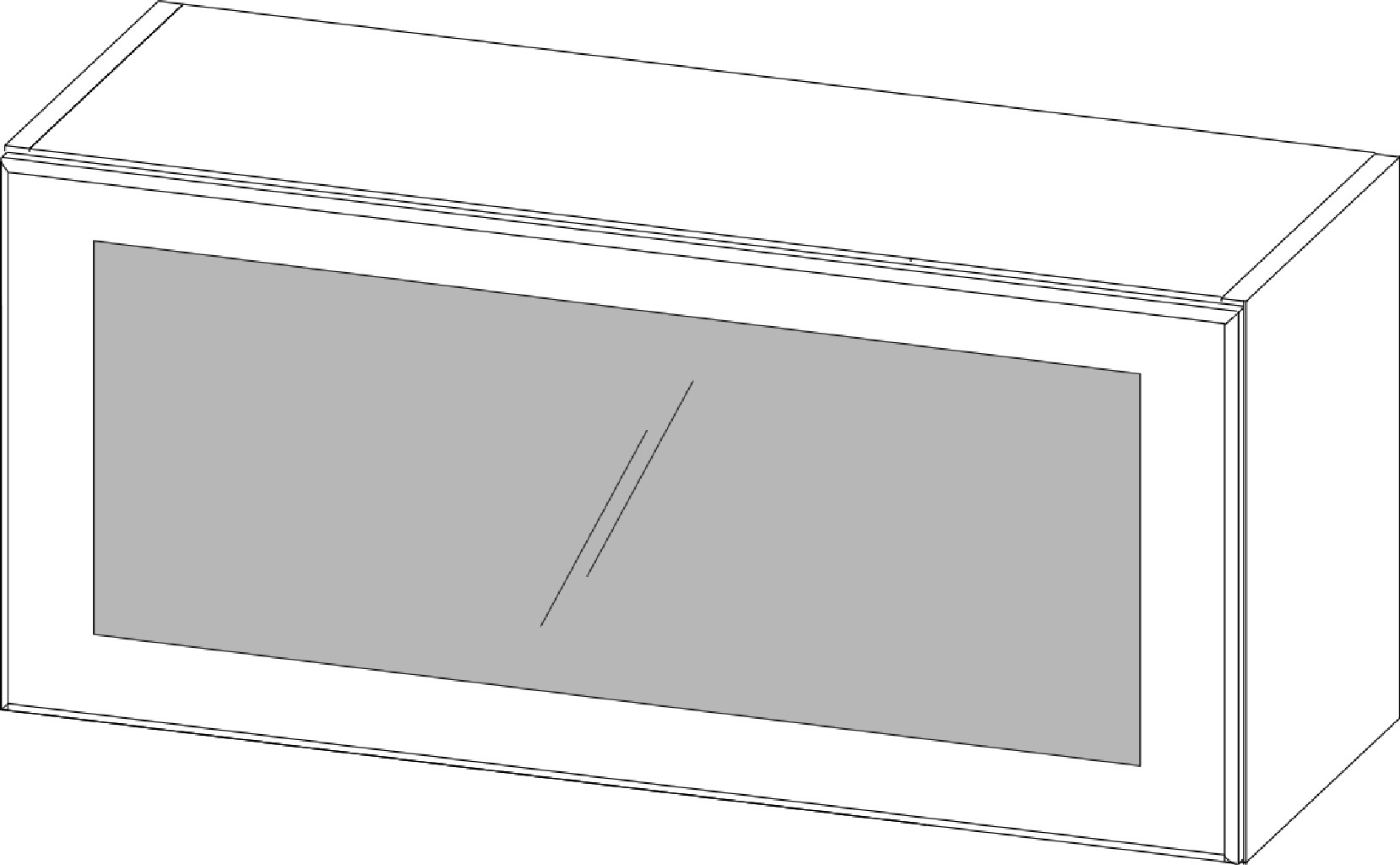 Шкаф навесной "Прованс" ШГ800с/360