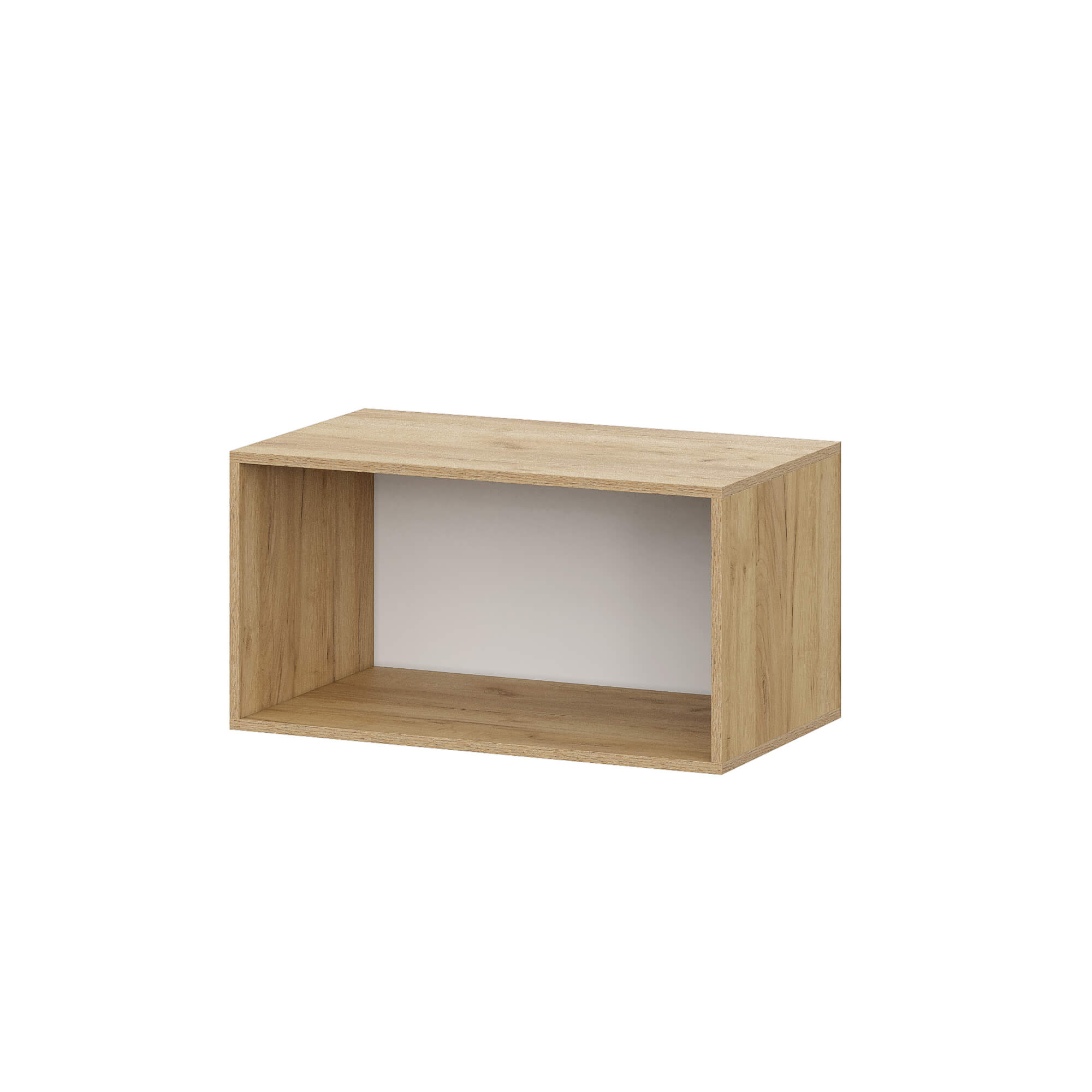 МС "Абрау" Шкаф верхний (двухстворчатый) Дуб Золотой/Белый