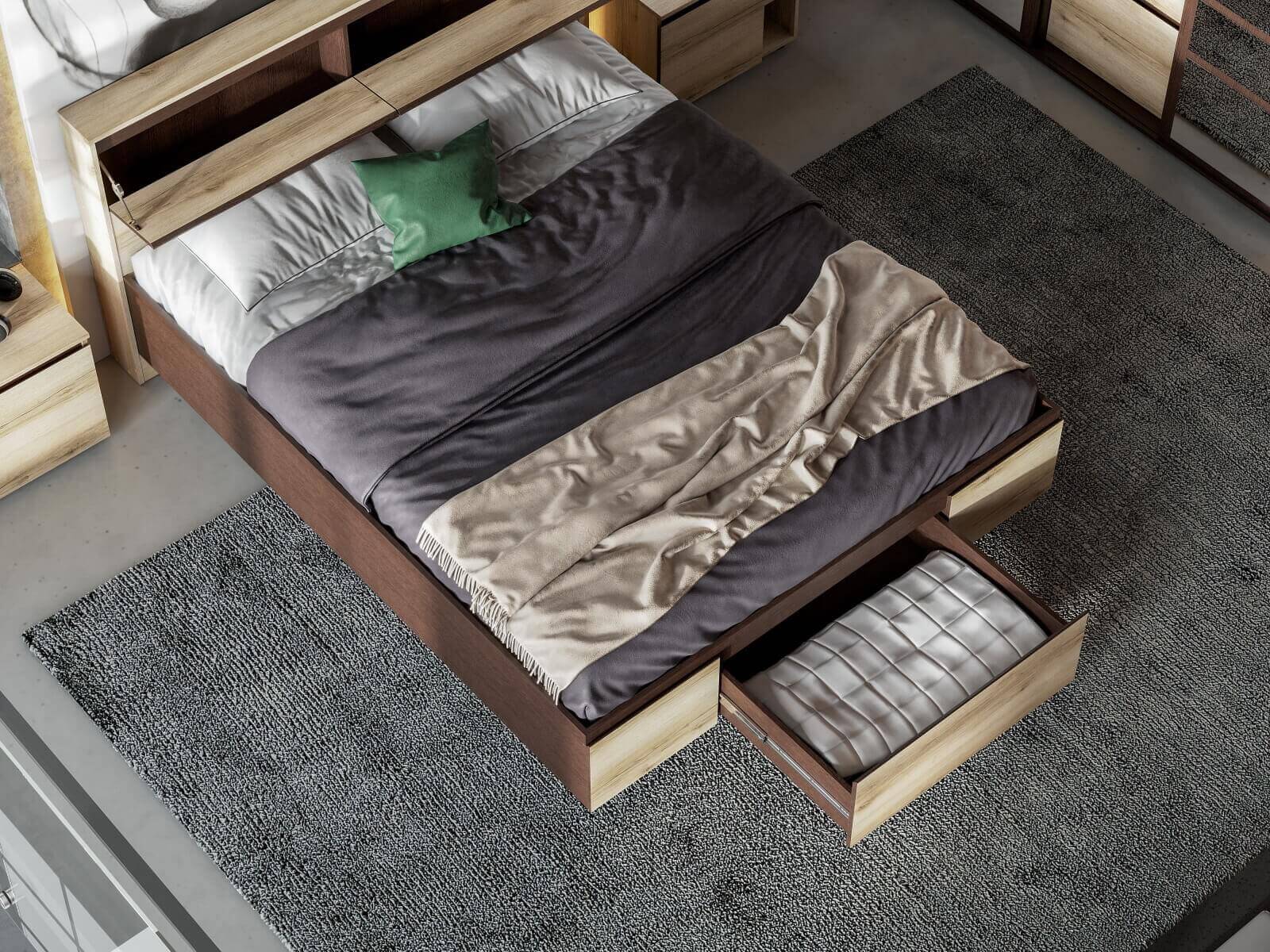 Кровать 1,6м "Берген" СТМ