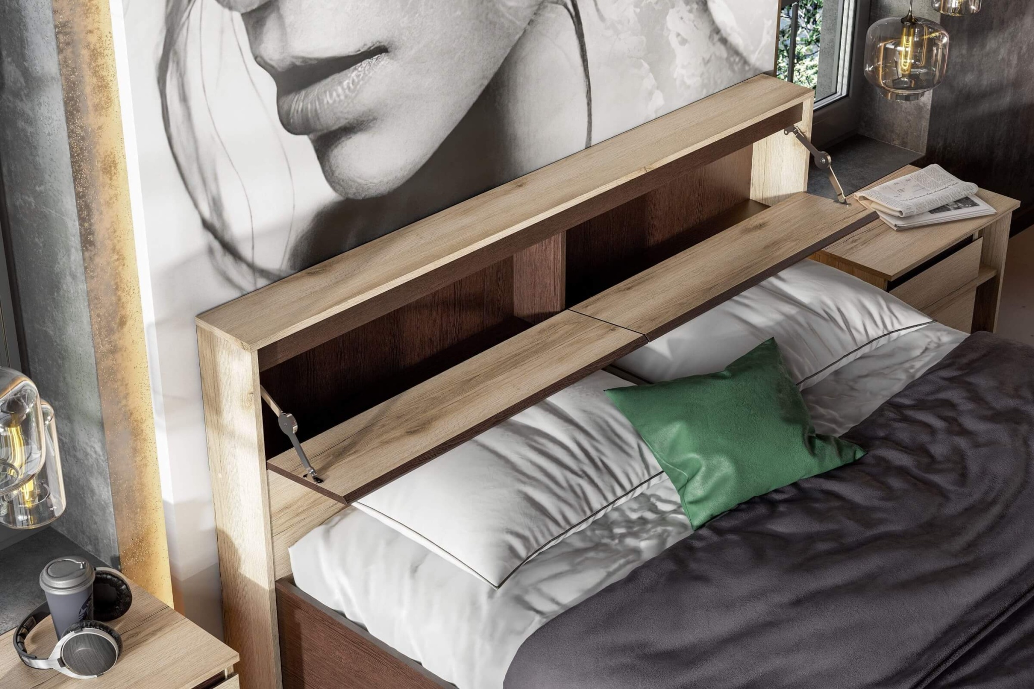 Кровать 1,6м "Берген" СТМ