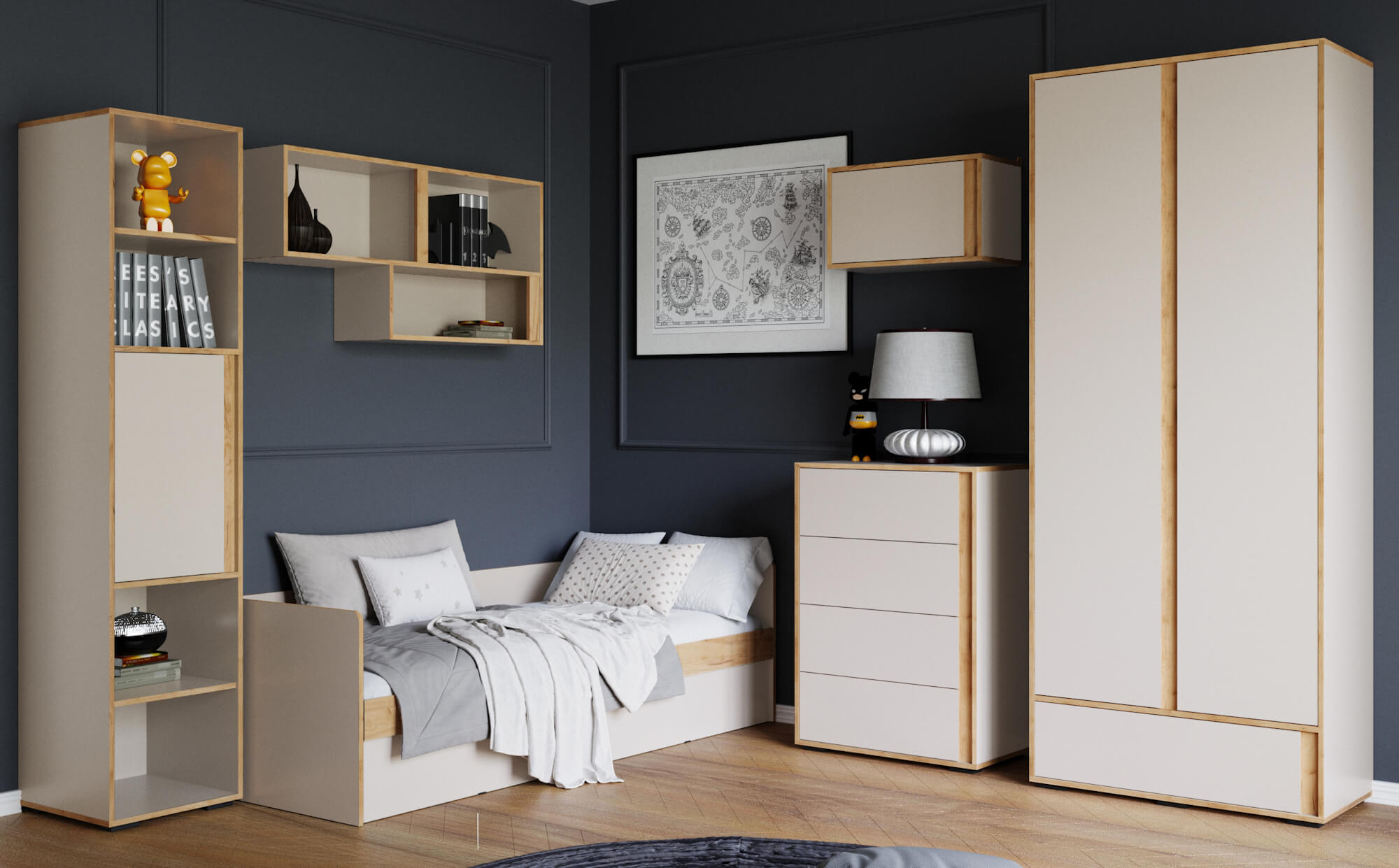 Модульная детская "Асцелла" Тэкс Модульная детская "Асцелла" Тэкс