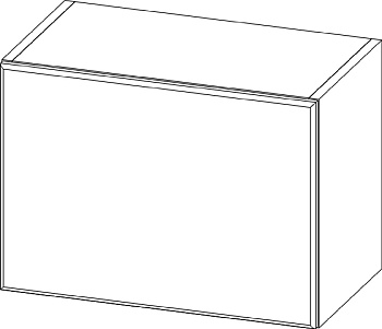Шкаф навесной "Вельвет" ШГ450/456